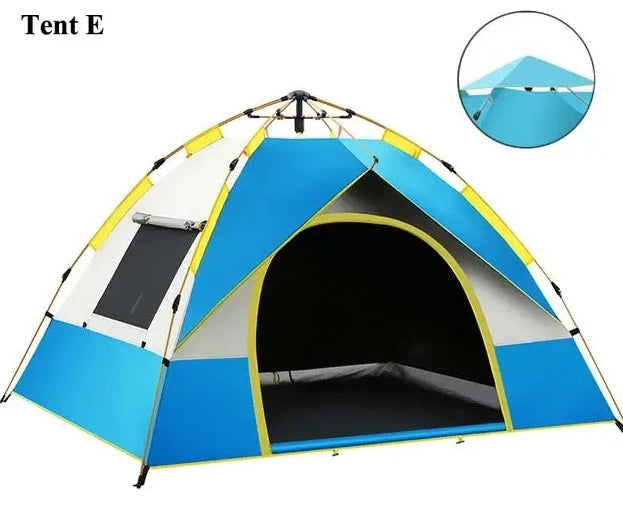 Outdoor Camping Tent Quick Automatic Opening Waterproof Sunshield Build-free Picnic Shelter Family Beach Large Space