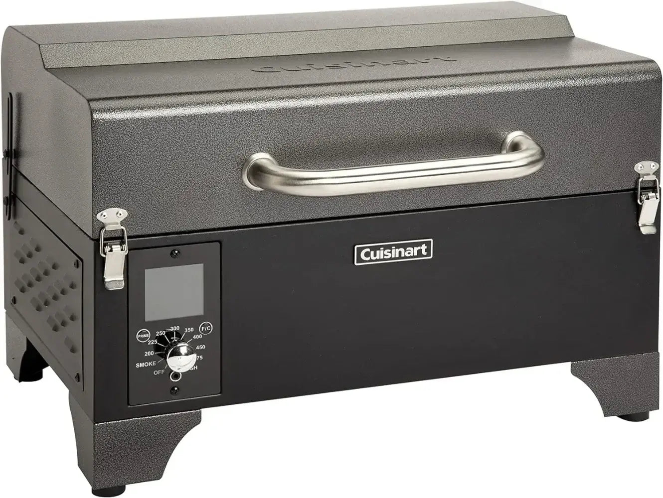 Cuisinart CPG-256 Portable Wood Pellet Grill and Smoker, Black and Dark Gray bbq grill pizza oven outdoor camping grill