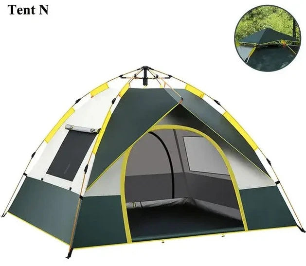 Outdoor Camping Tent Quick Automatic Opening Waterproof Sunshield Build-free Picnic Shelter Family Beach Large Space