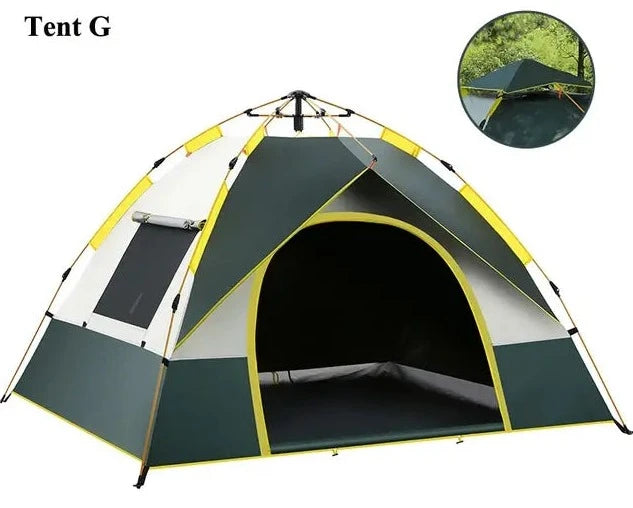 Outdoor Camping Tent Quick Automatic Opening Waterproof Sunshield Build-free Picnic Shelter Family Beach Large Space