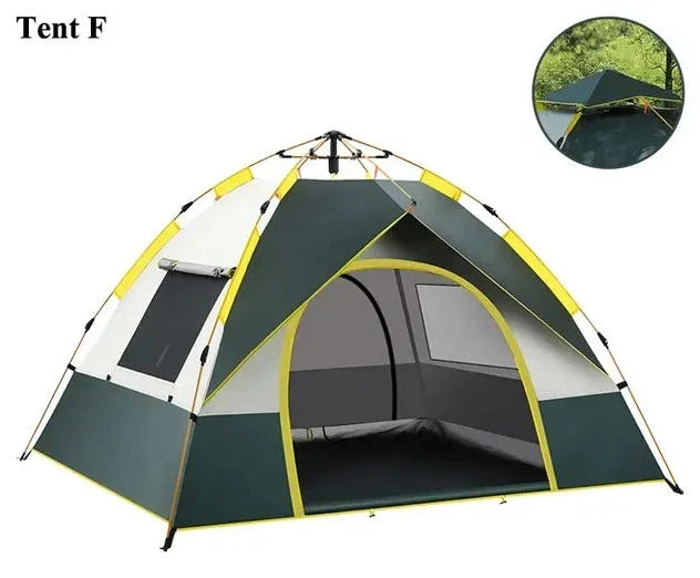 Outdoor Camping Tent Quick Automatic Opening Waterproof Sunshield Build-free Picnic Shelter Family Beach Large Space