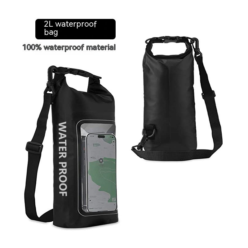 2L Water-proof Outdoor Crossbody Mobile Phone PVC Swimming Water-proof Bag