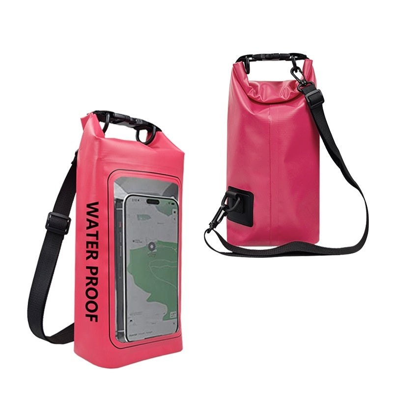 2L Water-proof Outdoor Crossbody Mobile Phone PVC Swimming Water-proof Bag