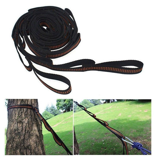 2pcs Hammock Strap Hanging Tree Strap Rope Belt for Camping Traveling