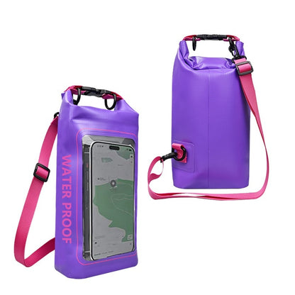 2L Water-proof Outdoor Crossbody Mobile Phone PVC Swimming Water-proof Bag