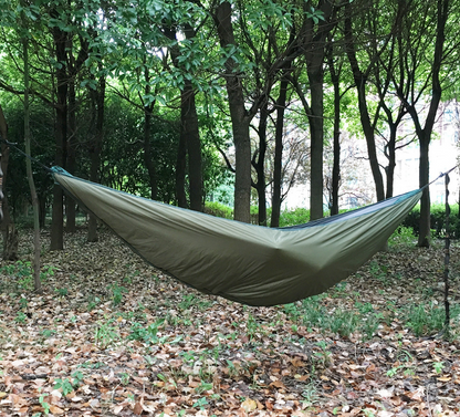 Outdoor camping warm cover cotton hammock