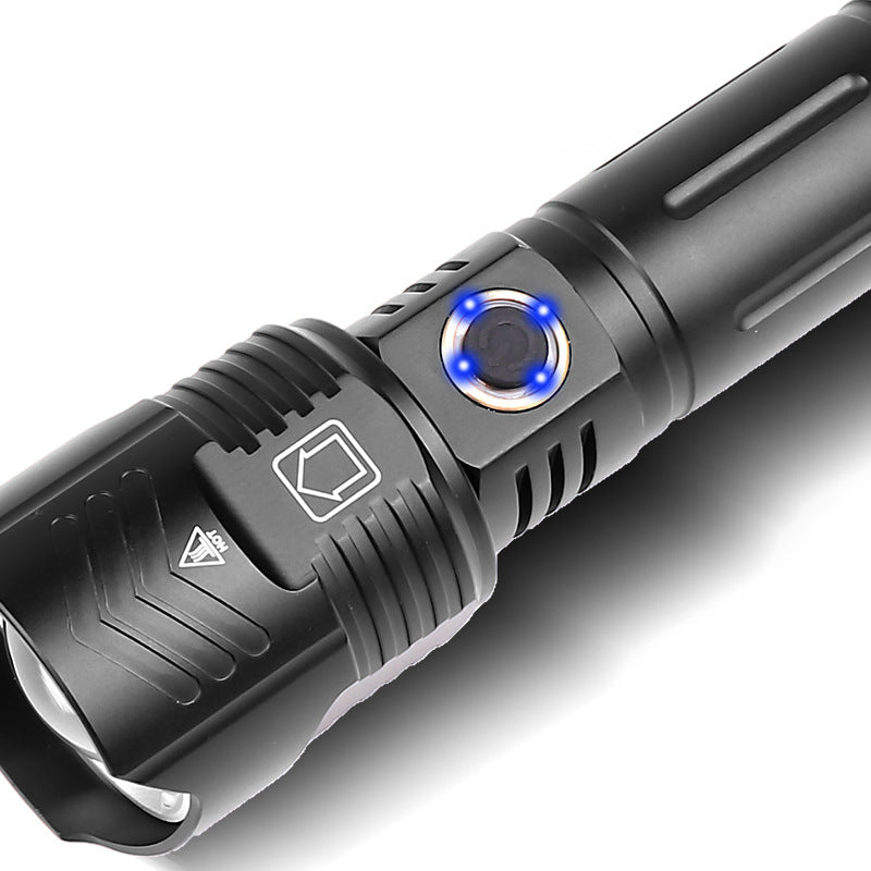 Usb Zoom Xhp99 Outdoor Lighting Glare Flashlight