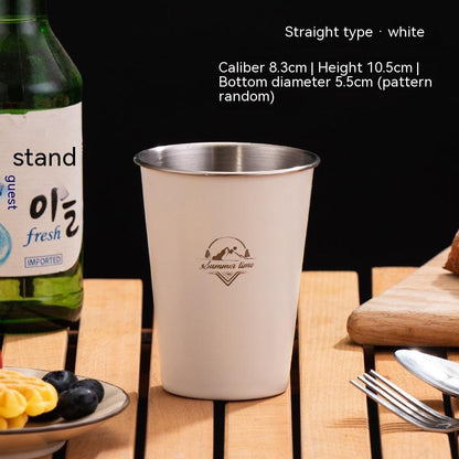 Camping Tableware Single Layer Coffee Cup Ins Style