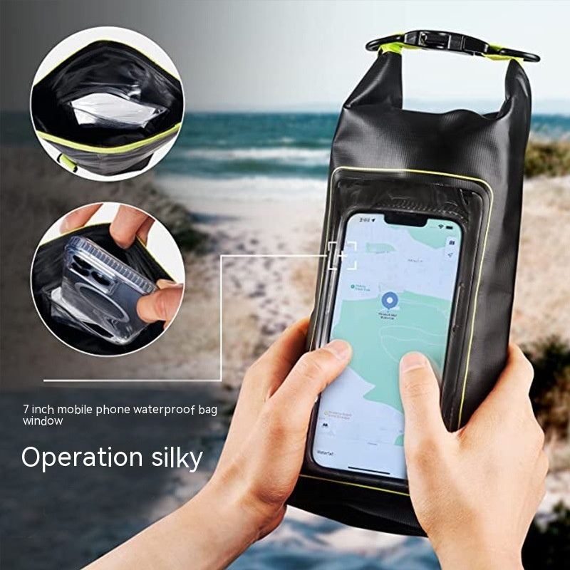 2L Water-proof Outdoor Crossbody Mobile Phone PVC Swimming Water-proof Bag