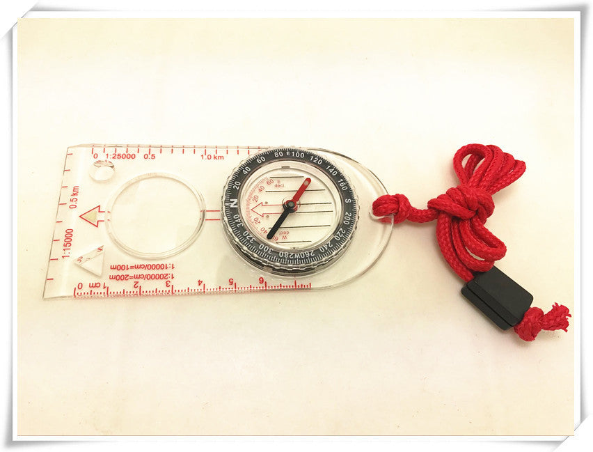 Outdoor Map Scale Compass SD482 Multifunctional Gift With Magnifying Glass