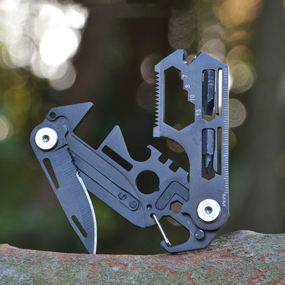 Multifunctional Tool Card EDC Outdoor Life Saving Wrench Bottle Opener