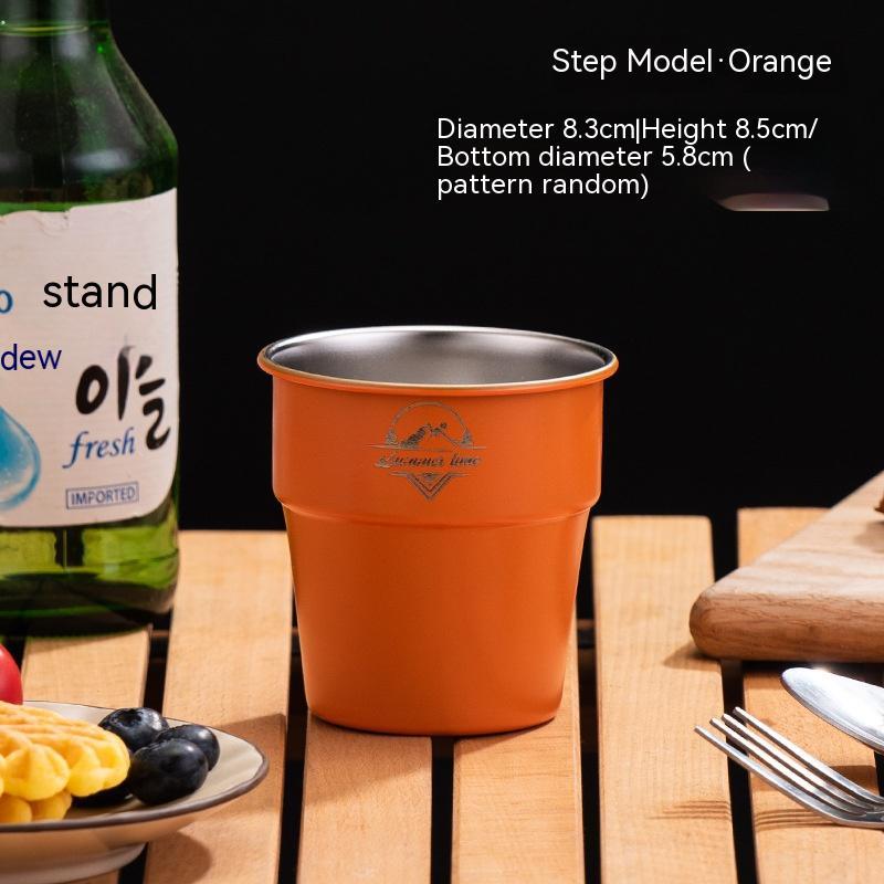 Camping Tableware Single Layer Coffee Cup Ins Style