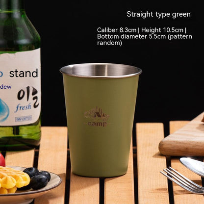 Camping Tableware Single Layer Coffee Cup Ins Style