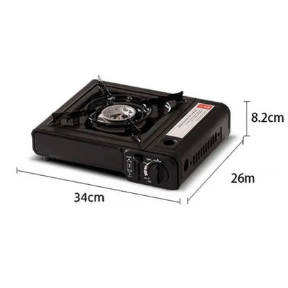 2900W Outdoor Safe Explosion Proof Card Stove Portable 8-hole Aluminum Head Gas Stove Integrated Windproof Free Cooking Stove