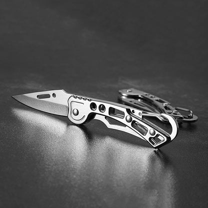 Outdoor Folding Portable Stainless Steel Self-defense Mini Key Knife