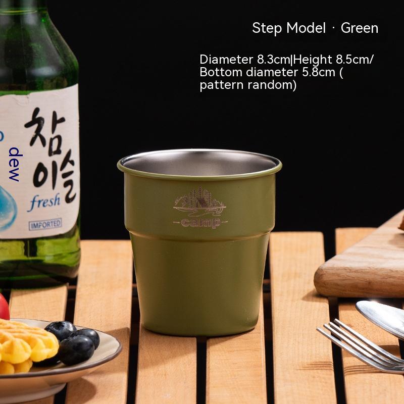 Camping Tableware Single Layer Coffee Cup Ins Style