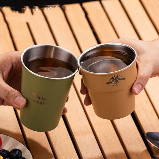 Camping Tableware Single Layer Coffee Cup Ins Style